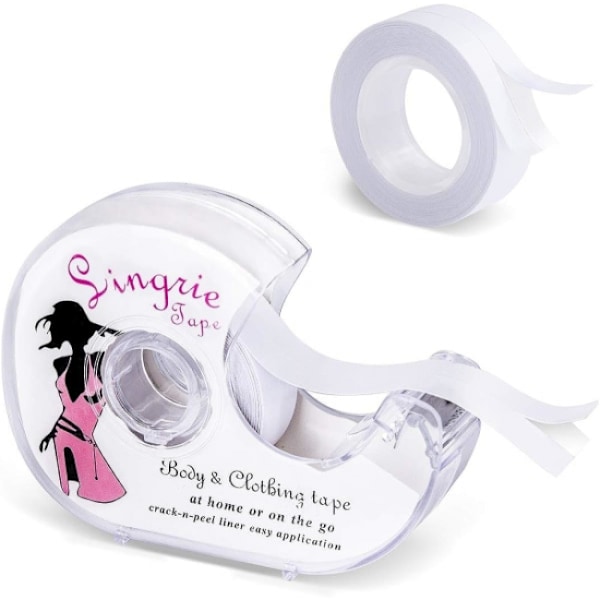 Rullar med Fashion Tape - Dubbelsidig Limmande Kroppstejp - Transparent