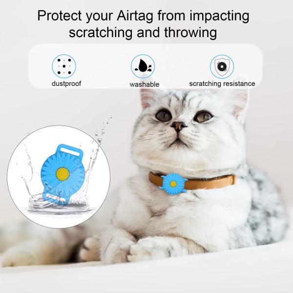 Airtag Cat Halsbånd Holder til Apple Air Tag Cat Halsbånd Holder Med