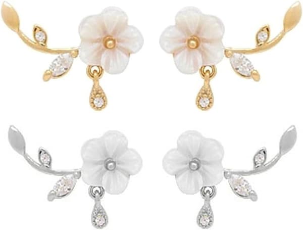 Mosaik Rhinestone Stud Øreringe til Kvinder og Piger