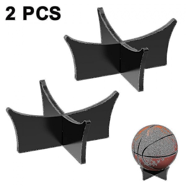 2 stycken Basketbollställ Fotbollsställ Akryl Bolldisplay S