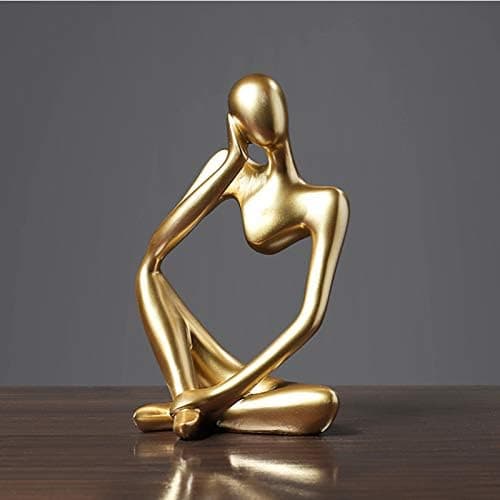 Resin Thinker Style Abstrakt Skulptur Staty Samlarfigur