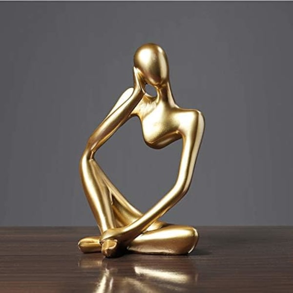 Resin Thinker Style Abstrakt Skulptur Staty Samlarobjekt Figur
