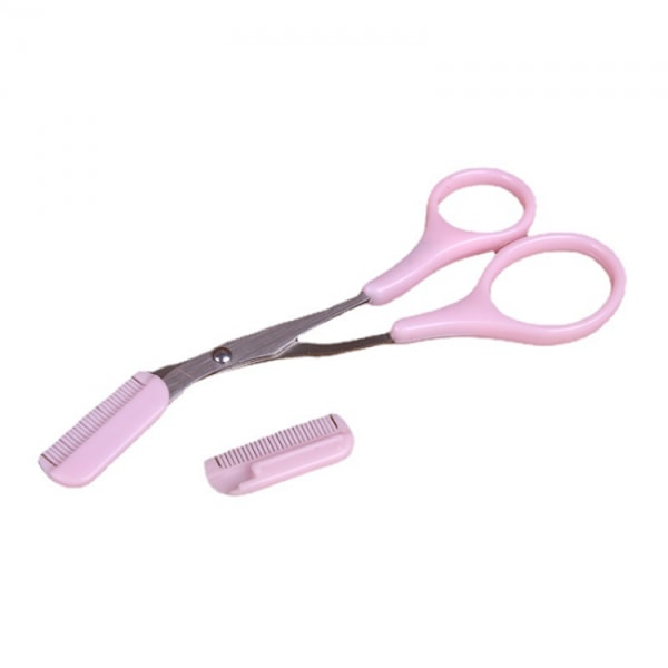 1st perfekta ögonbryn med ögonbrynssaxen rosa