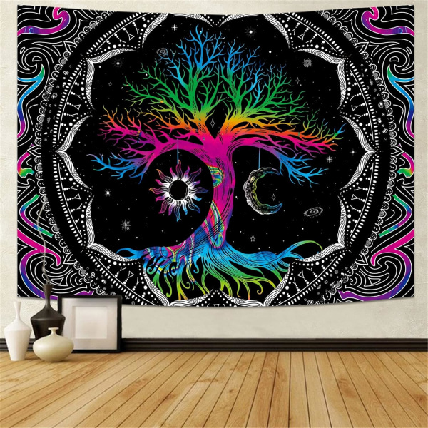 Tapestry Room Sisustus, Tree of Life Series Makuuhuoneen estetiikkaa