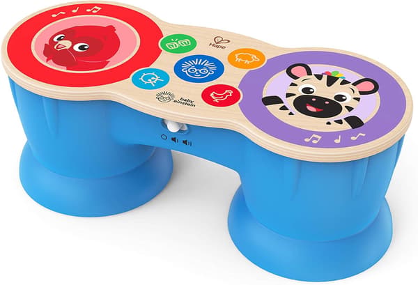 Hape, Upbeat Tunes Magic Touch Tromme, Trælegetøj, Elektron