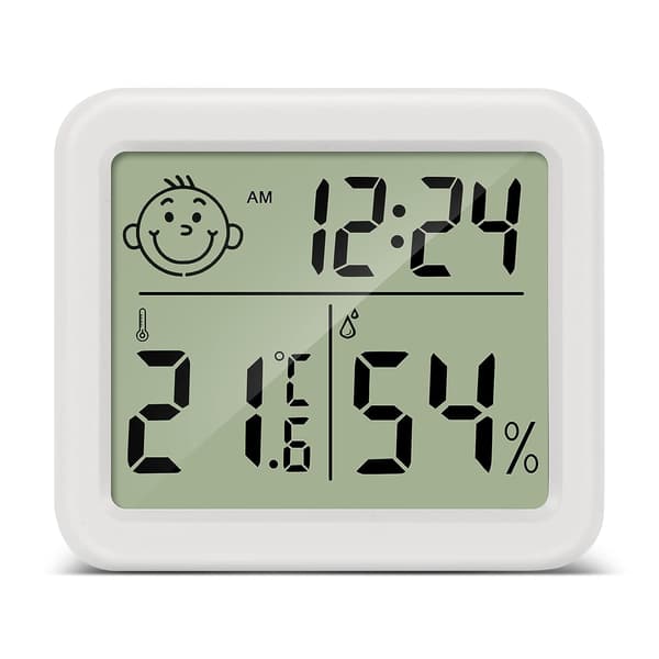 Hjemmeter LCD-termometer Hygrometer Indendørs Digital Tempera