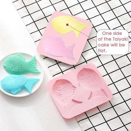 Fiskformet silikonvaffelform Non Stick Baking Molds- Pac