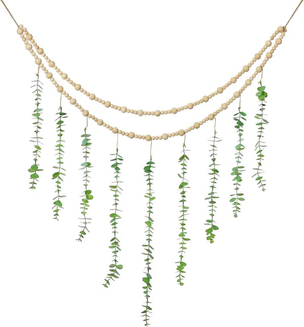 Hängande Eucalyptus Boho Väggdekor Stor Boho Sovrumsvägg Hängande