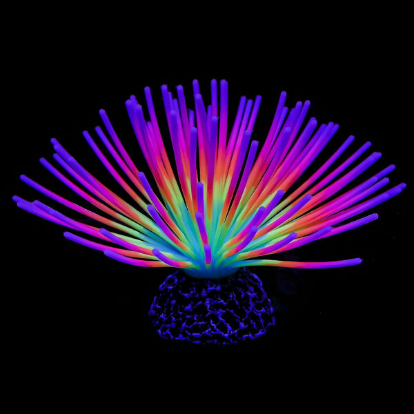 Aquarium Imitative Rainbow Sea Urchin Ball Artificiell silikon Or