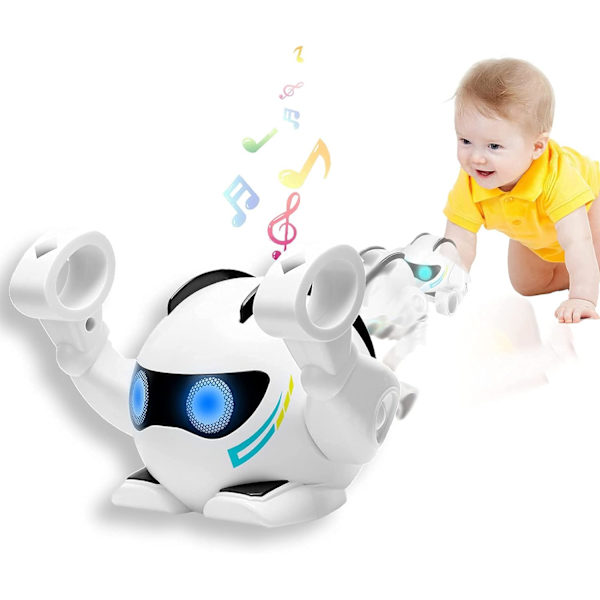 Lille sten Baby Toy 3-12 år, Touchable Interactive Rolling Rob