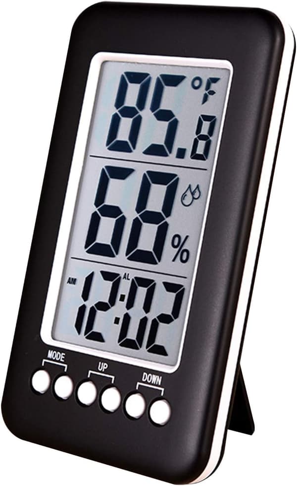 Husholdning LCD Digital Display Termometer og Hygrometer Indendørs T