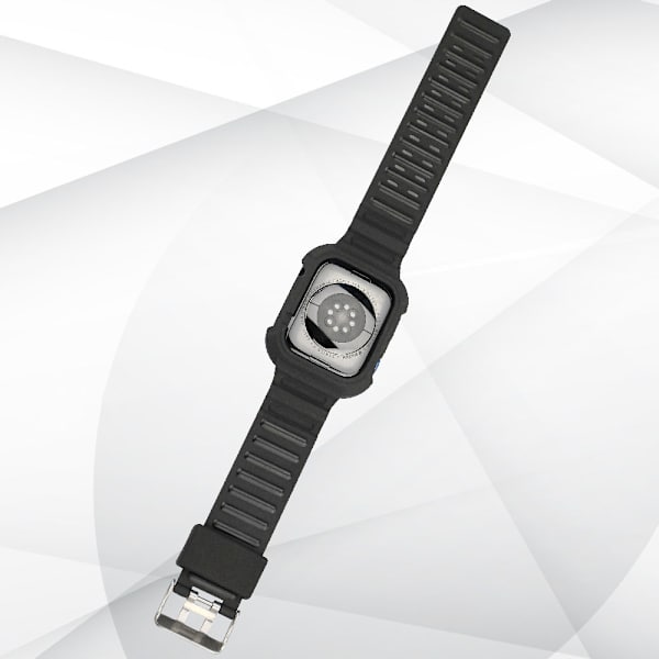 Band kompatibel med Apple Watch 42mm 44mm 45mm, Mjukt Silikon R