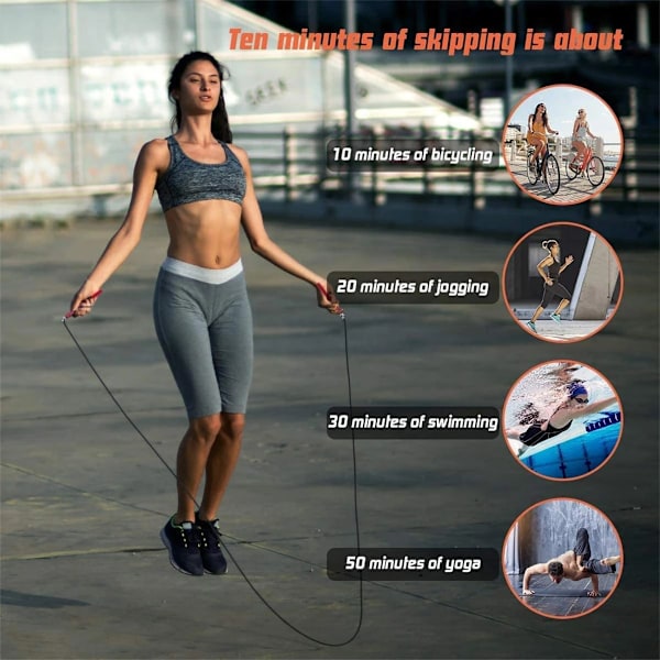 Hurtig hoppetau CrossFit profesjonell menn kvinner treningsstudio PVC hoppetau justerbart treningsutstyr muskelboksing MMA-trening