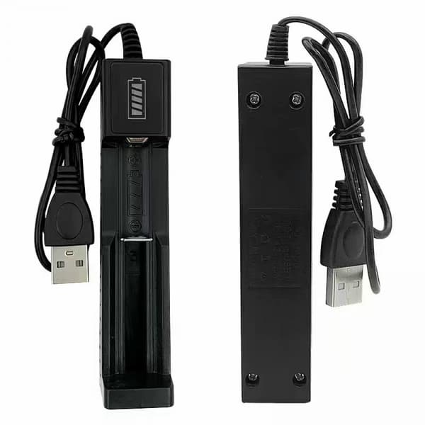 2 stk. Universal Batterilader Smart Mini Multifunksjonell Oppladbar Batterilader