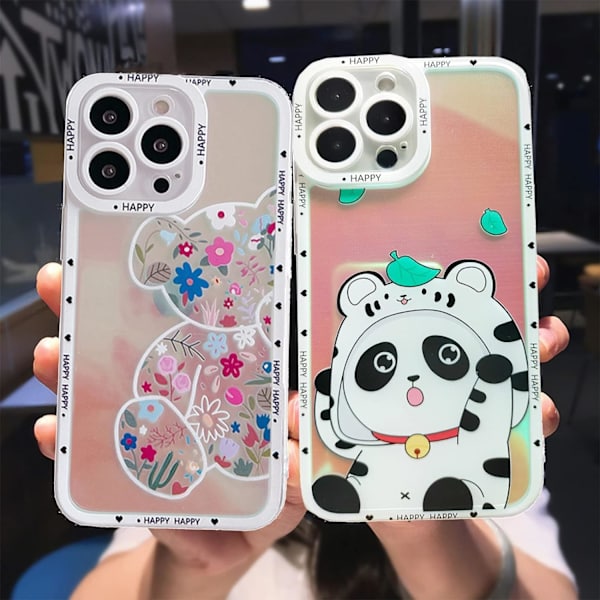Panda iPhone 12 pro max Phone Case,Soft TPU Shockproof Protective
