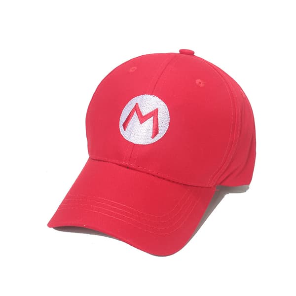 1 kpl Baseball-lippis Super Mario RED punainen