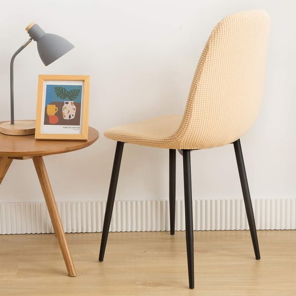 Skandinavisk matstolsskydd stretch jacquard stolskydd