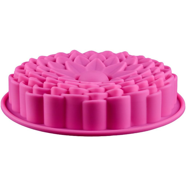 1 stk. Grøn blomstformet hulrum bageudstyr Non-Stick silikone