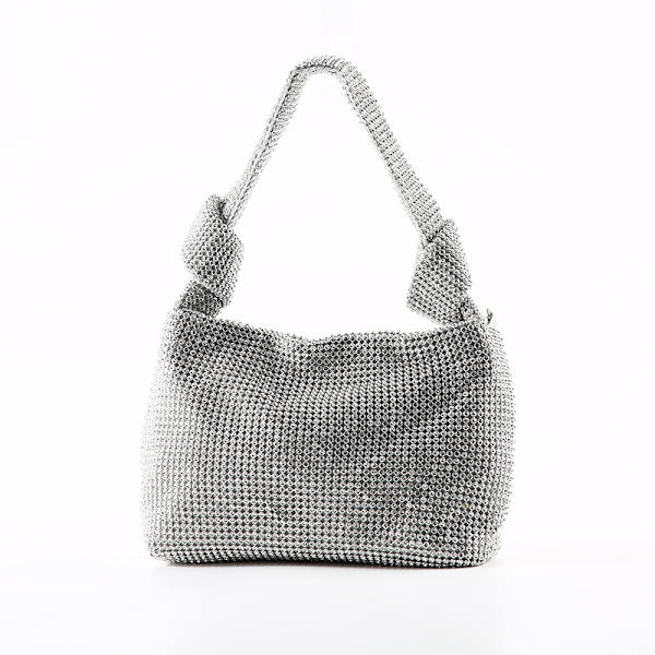 Handtag Rhinestones Afton Clutch Bag  Blank Kristall Middagsfest