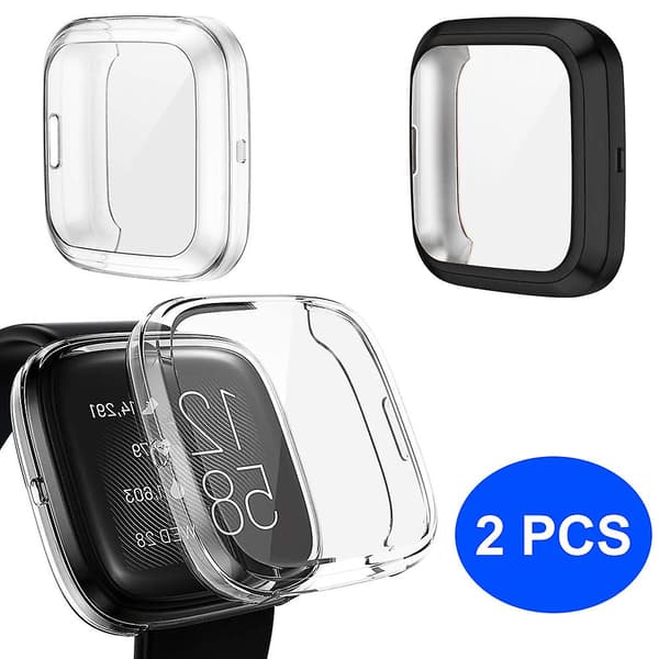 2-pack skärmskydd kompatibel med Fitbit Versa 2