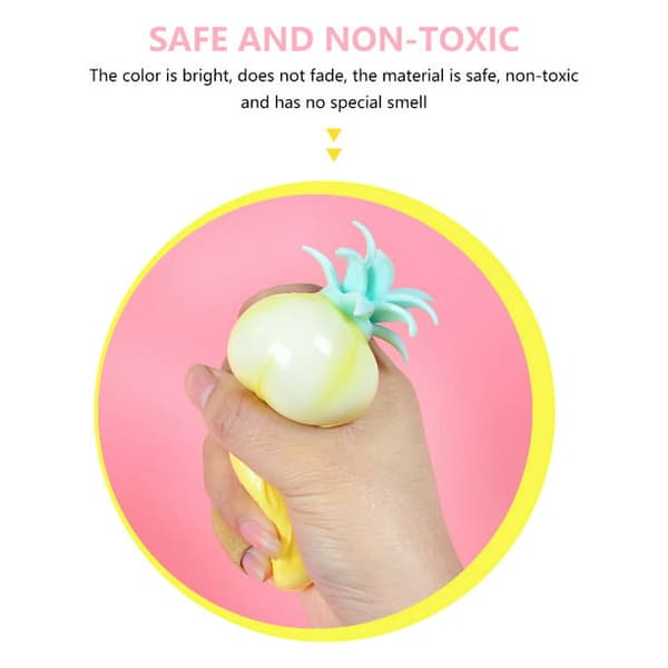 Ananas Stressboll Sensorisk Stressavlastning Squishy Bead Ananas