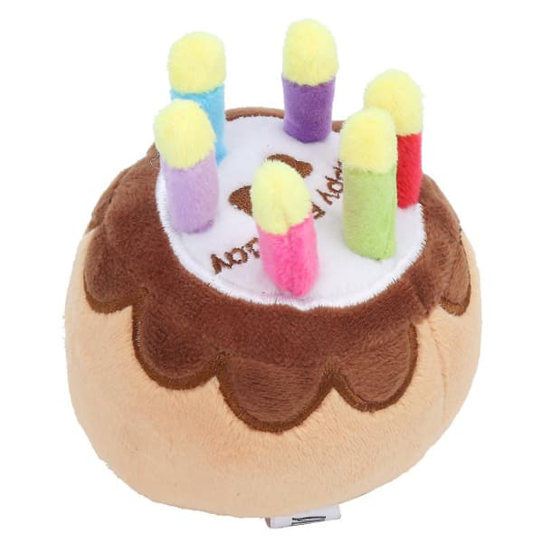 1 stk Leke Plussj Lys Bursdagskake Leke Tygge Hundeforestilling For Hunder