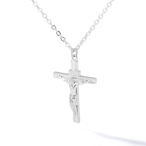 Crucifix Cross halskæde 18K forgyldt Cross Pendant Chain til M