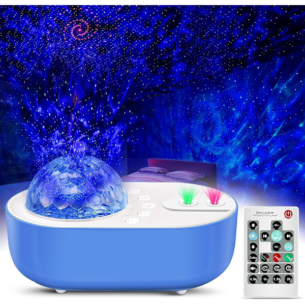 Tähtiprojektori, Galaxy Sky Projector Light, LED 360° Bluetoo
