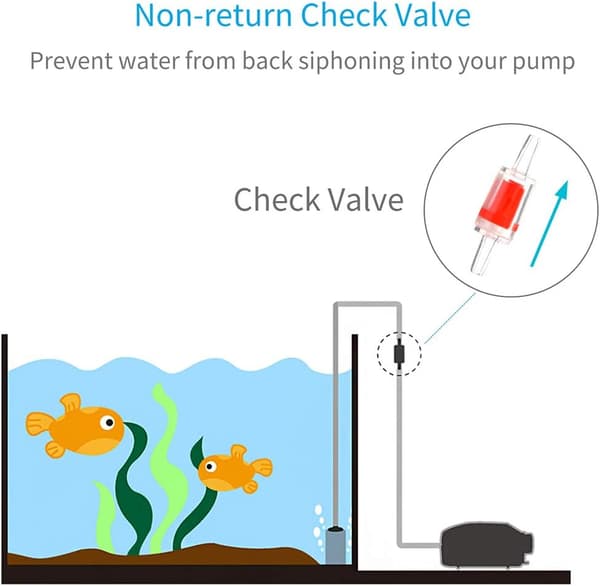 Akvarium luftflödeskontrollstångsfördelare Diverter Pump Accessori