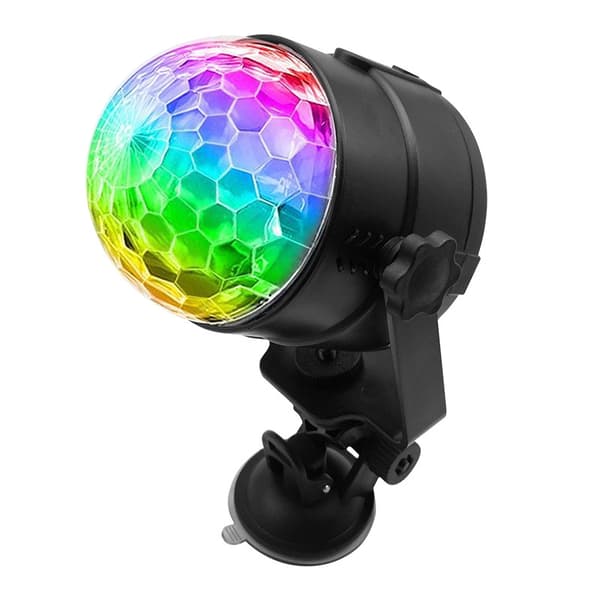 Glade Discofest-dekorasjoner med lys, USB LED Mini Disco