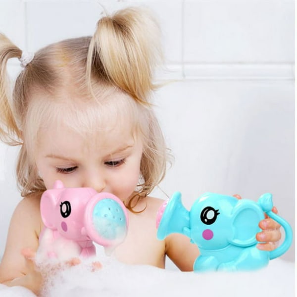 Baby Shower Leksak Barn Bad Lek Vatten Cartoon Elefant Sprinkler E