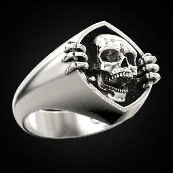Skull Ring Vintage menns fingerring geometrisk ring smykker kvinner