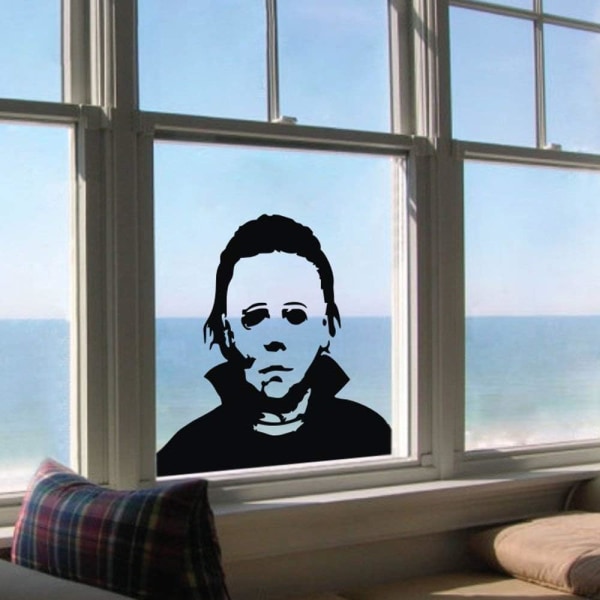 Halloween Holiday Dekal Michael Myers Skräck Living Room Sticker