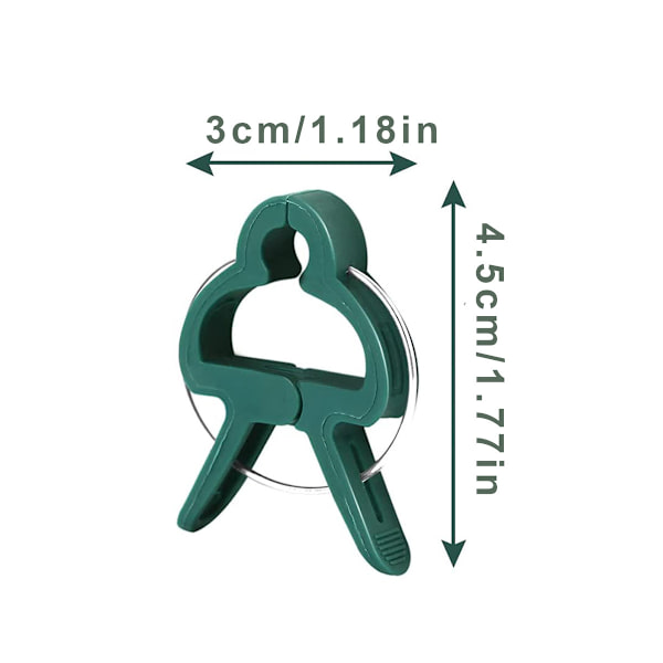 50 stk. 3cm x 4.5cm Tomatplante Klips Trellisklips - Perfekt