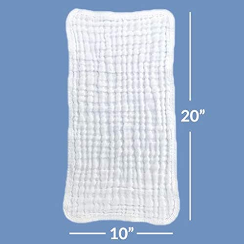 6-pack stora 100 % bomullshanddukar 6 lager extra absorberande