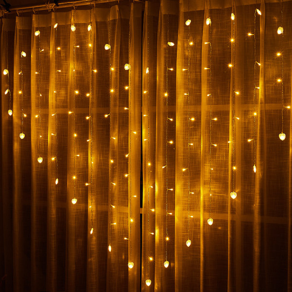 Koristeelliset akkukäyttöiset valonauhat makuuhuoneeseen sisätiloihin