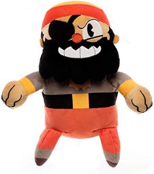 Plysch: Cuphead - Captain Brineybeard Samlarfigur, Multicol