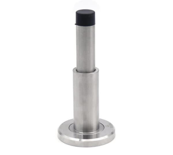 Justerbar Dørstopper Solid 304 Rustfrit Stål + Heavy Duty Gummi Doo