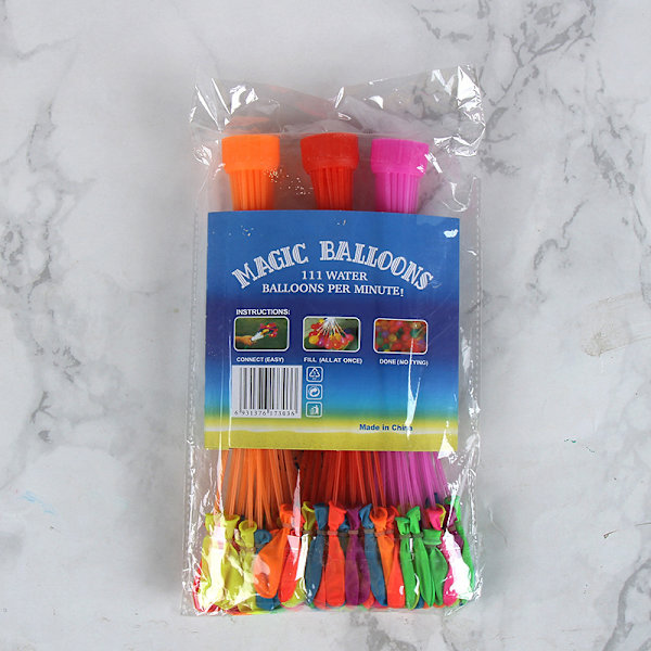 Multicolor (9 buntar) , 333 Snabbfyllning Självförslutande Instant Vatten