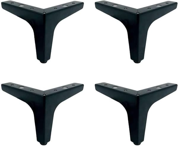 Møbelben 15cm Sofa Ben, Sett med 4 Møbelben Trekantede
