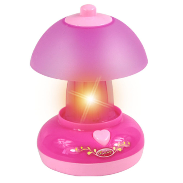 Pöytälamppu Kawaii Leikkiminen Miniatyyri Simulaatiolelu, Vaaleanpunainen