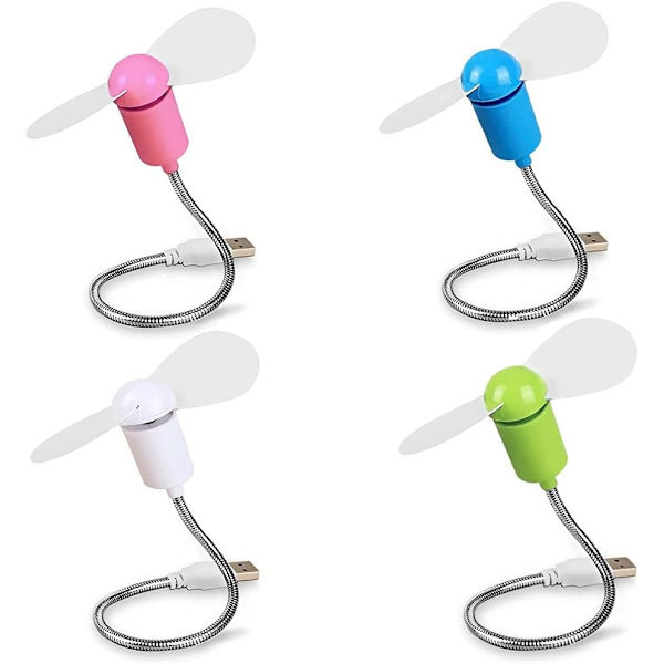Usb-vifte Mini bærbar vifte Liten skrivebordsvifte Håndholdt vifte Oppladbar Qu
