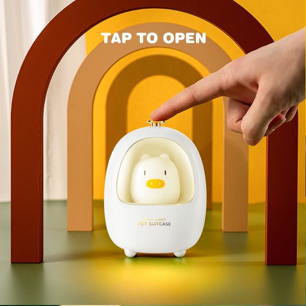 Söt Sänglampa för barn Bärbar USB Uppladdningsbar Barnsäng