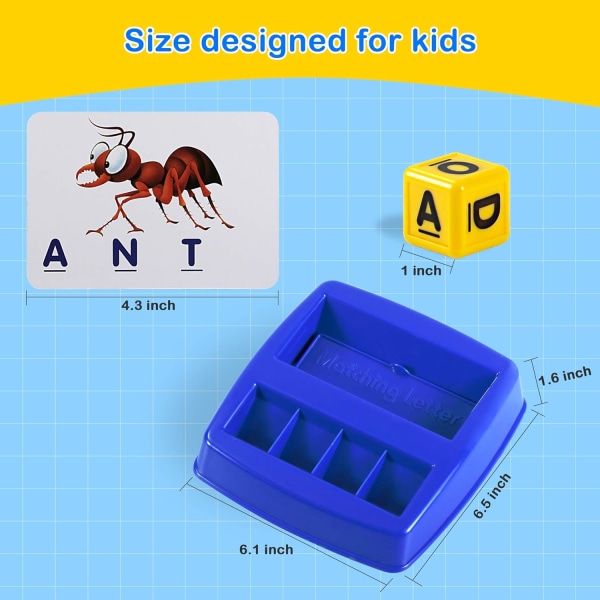 Match Alphabet Games, Alphabet Spelling and Reading Words, Object
