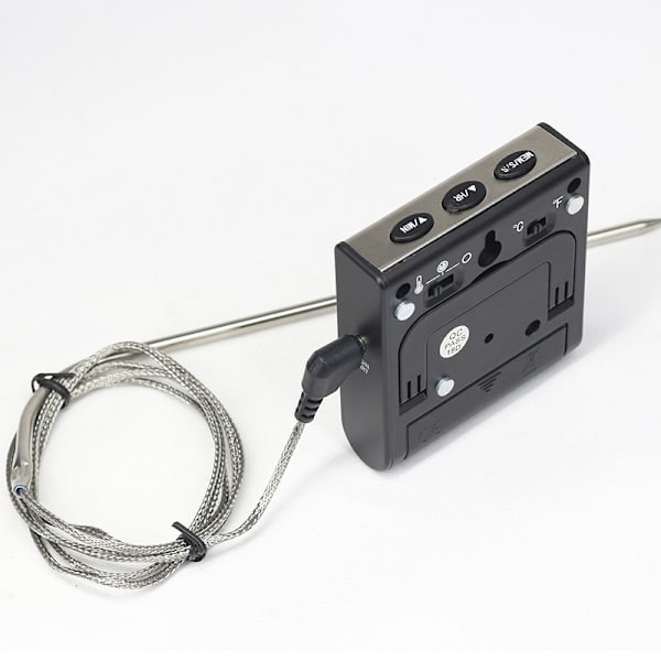 Digital Kökstermometer med Sond Stor LCD-display Timer