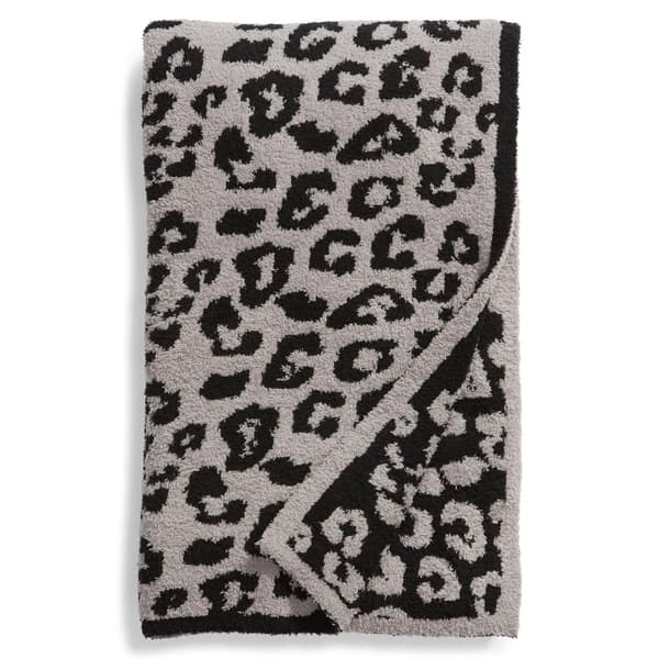 Villapeitto neulottu peitto plus sametti neulottu jacquard-peitto leopardipeitto