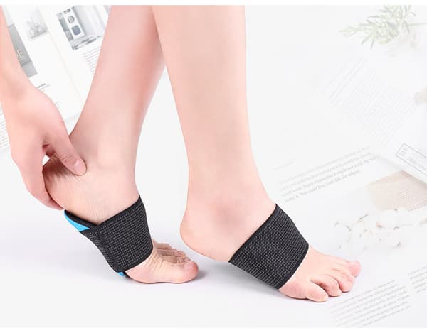 Fodbuestøtte til mænd og kvinder Elastisk kobberbandage Fodbil