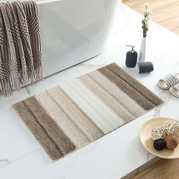 Stripete mikrofibermatte, gradientfarger superfin vanntett anti