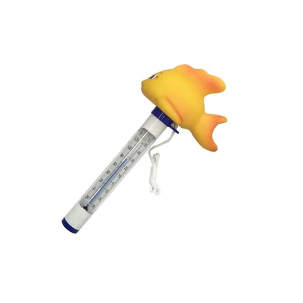 Flydende pooltermometer med snor (1 stk.)