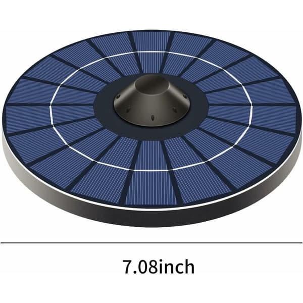 Solardriven Syrepump för Damm med Luftslang och Bubbelsten